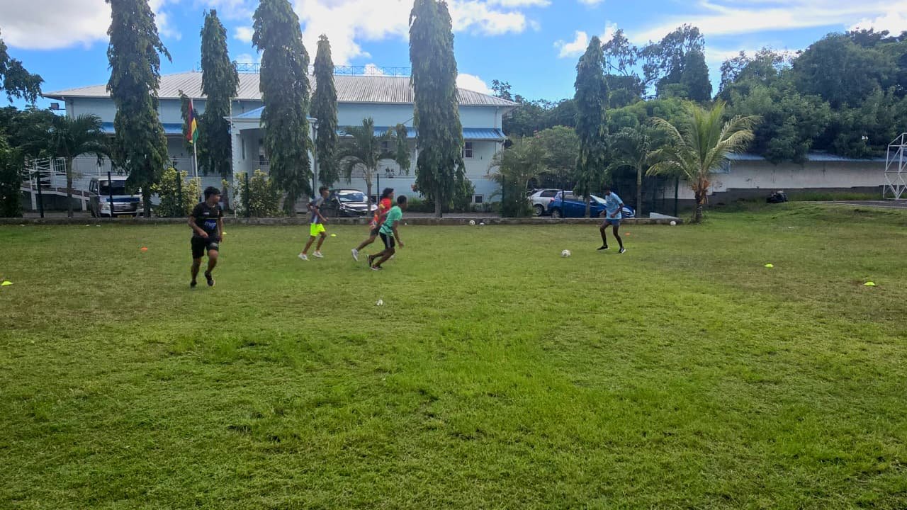 Students during physical education